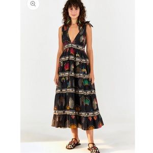 NWT Farm Rio Wonderful Headdress Midi Dress
